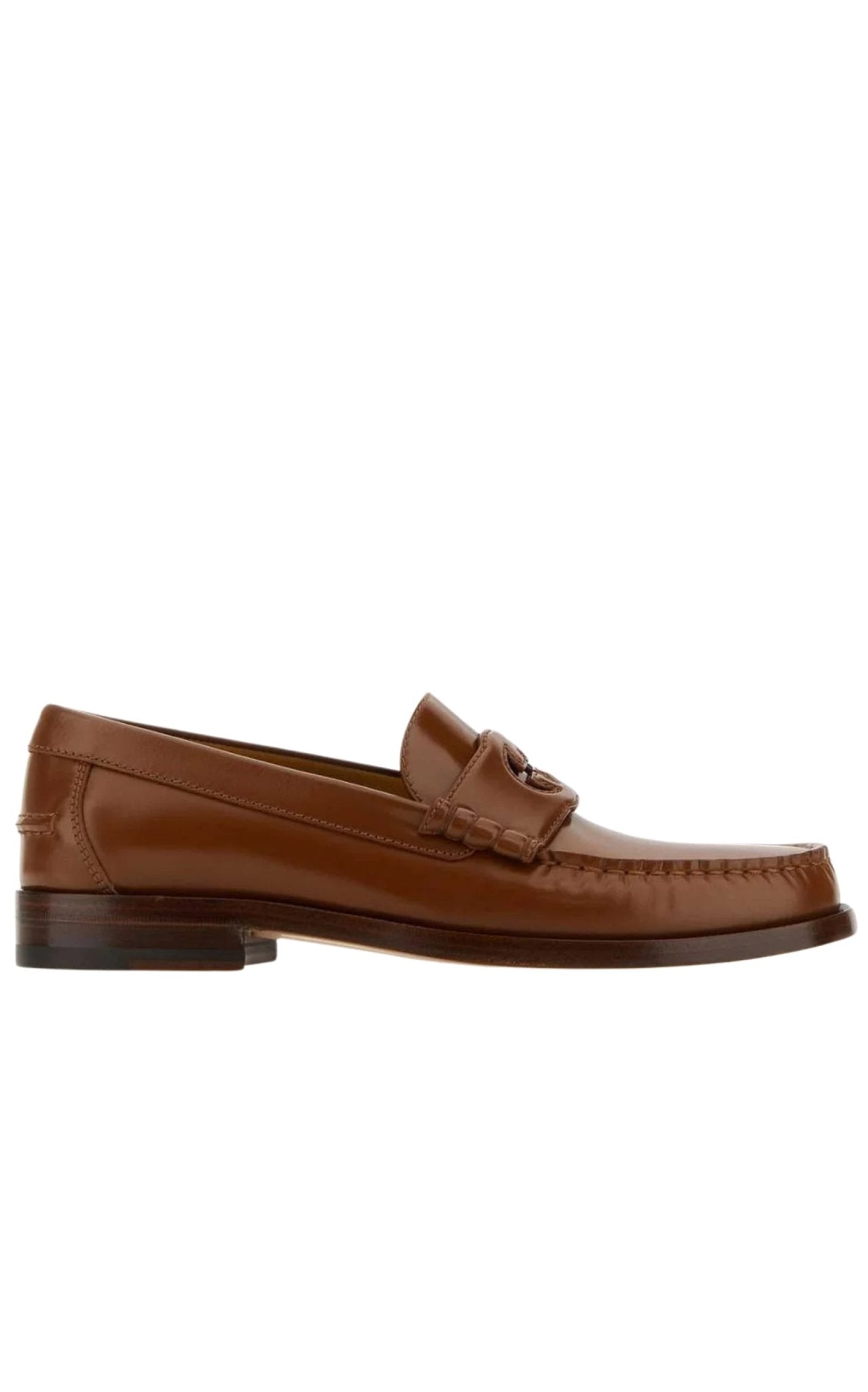 Gucci Cut - Out GG Detailing Loafers - Runway Catalog