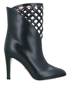 Gucci Cutout Leather Ankle Boots - Runway Catalog