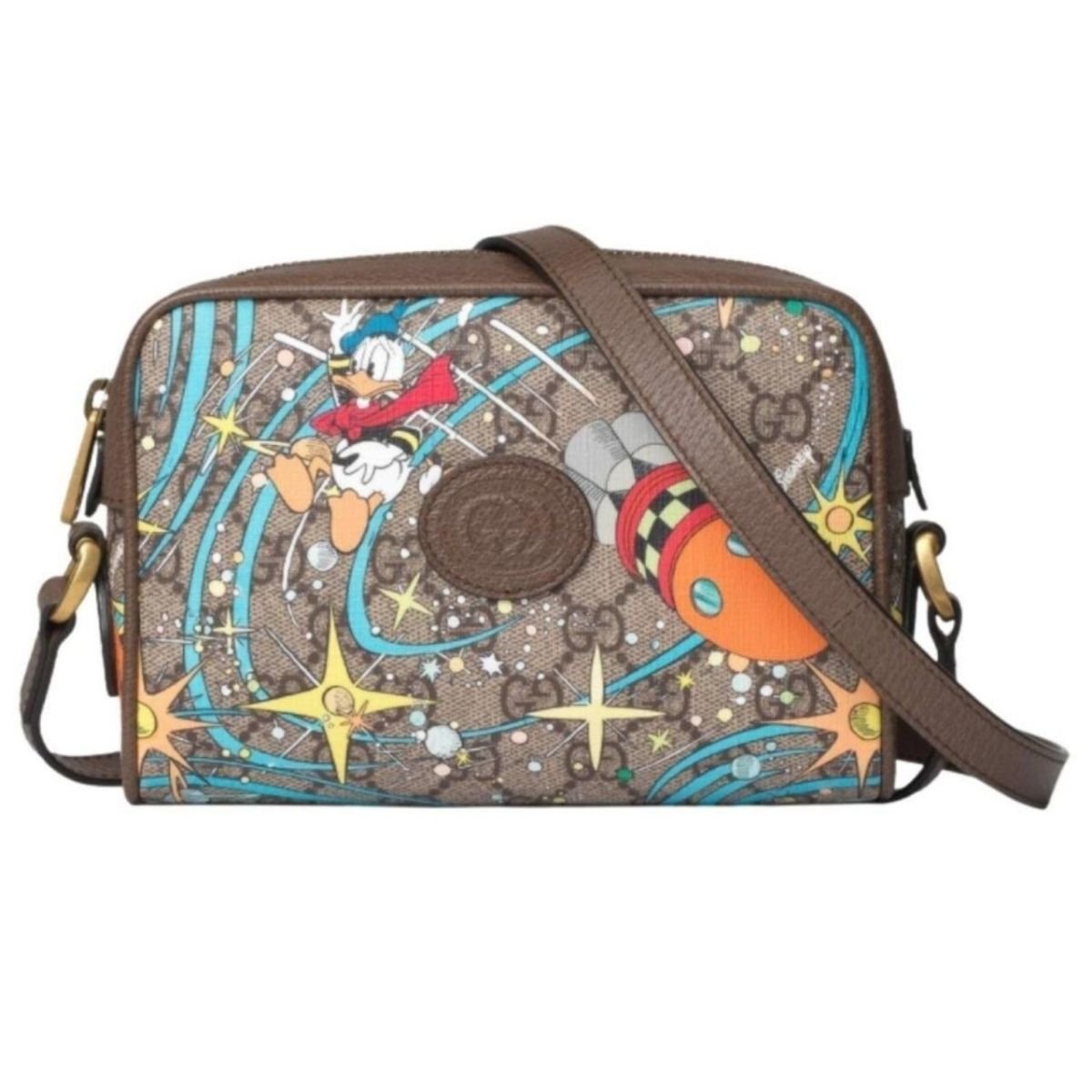GUCCI Disney ドナルドダック ショルダーバッグ Gucci Disney X Donald Duck Mini Shoulder Bag – Runway Catalog