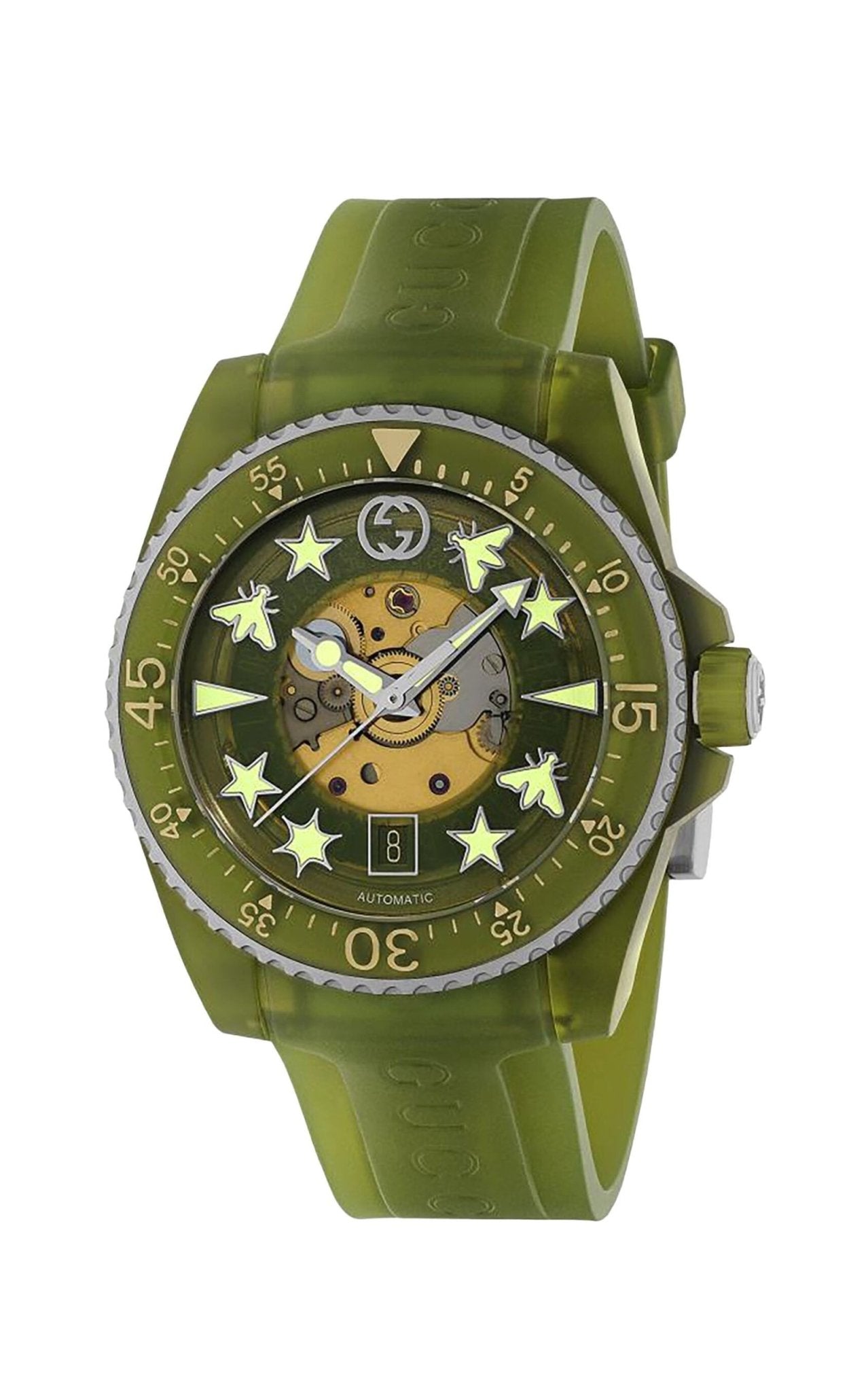 Gucci Dive Green Automatic Watch 40mm - Runway Catalog