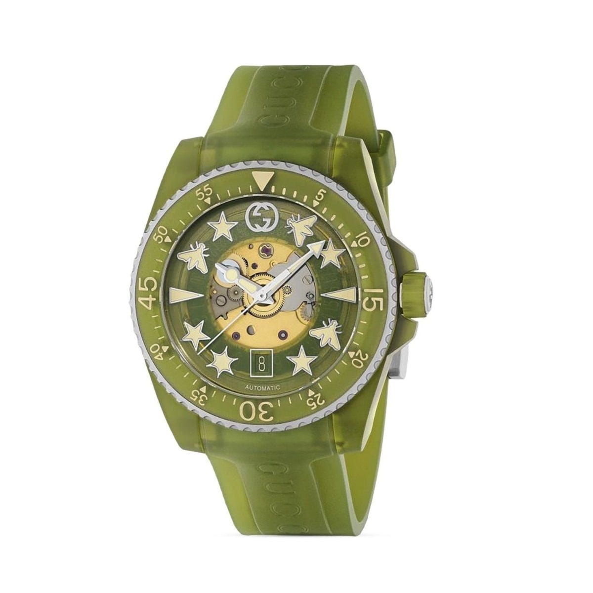 Gucci Dive Green Automatic Watch 40mm - Runway Catalog