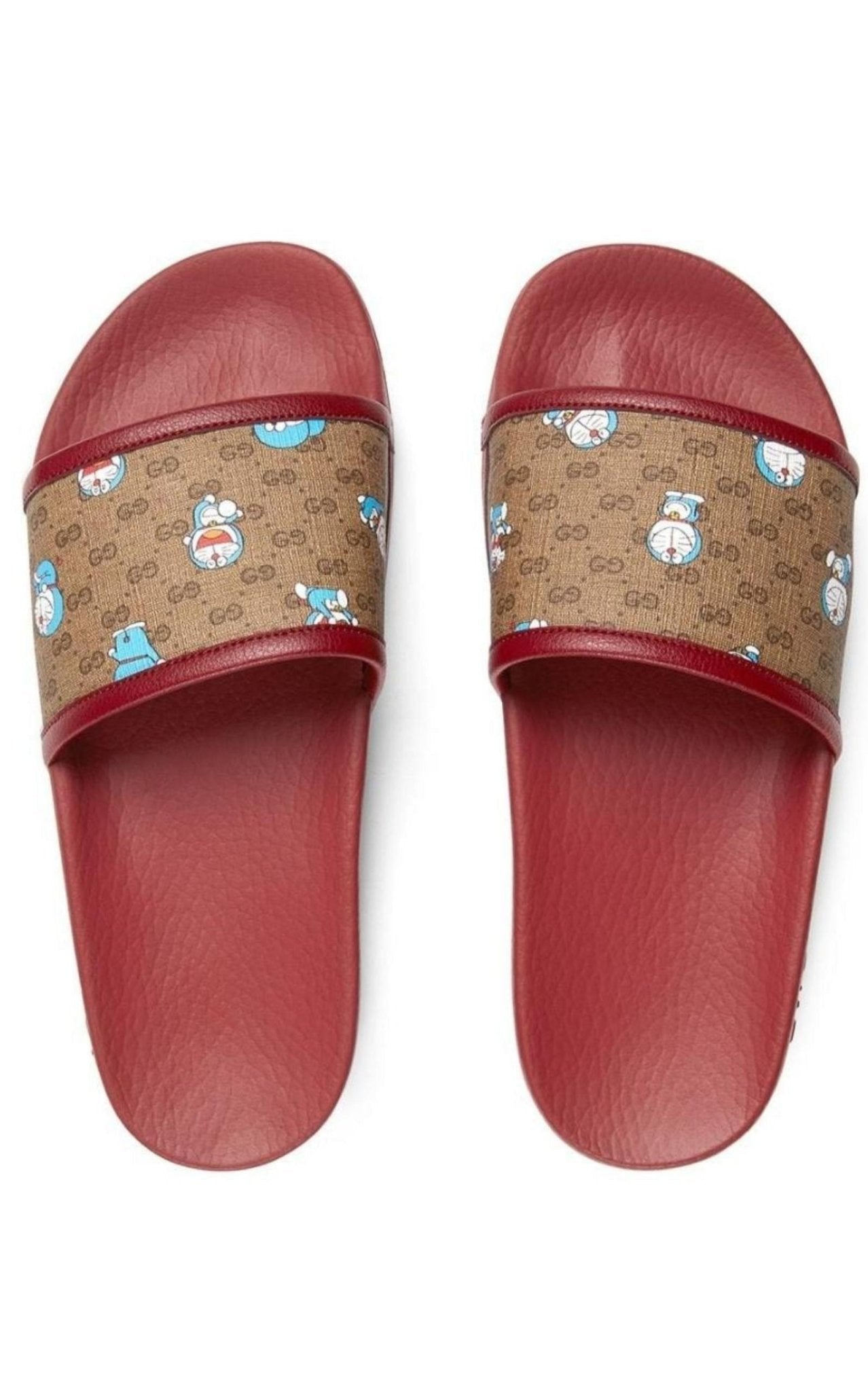 GUCCI × ドラえもん GGスプリーム スライドサンダル 10 Gucci Doraemon GG Supreme Slides