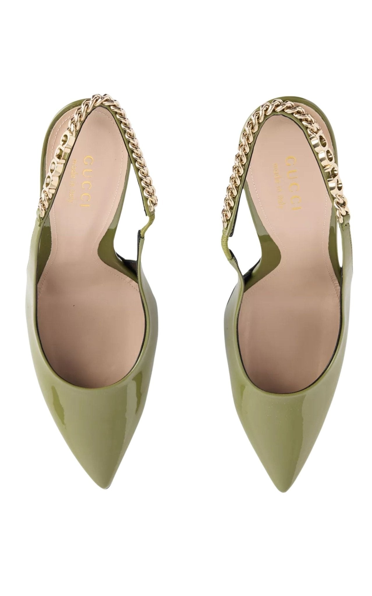 Gucci Double Strap Leather Sandals