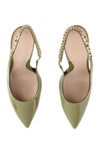 Gucci double strap leather sandals with Double G hardware
