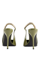 Gucci double strap leather sandals with Double G hardware