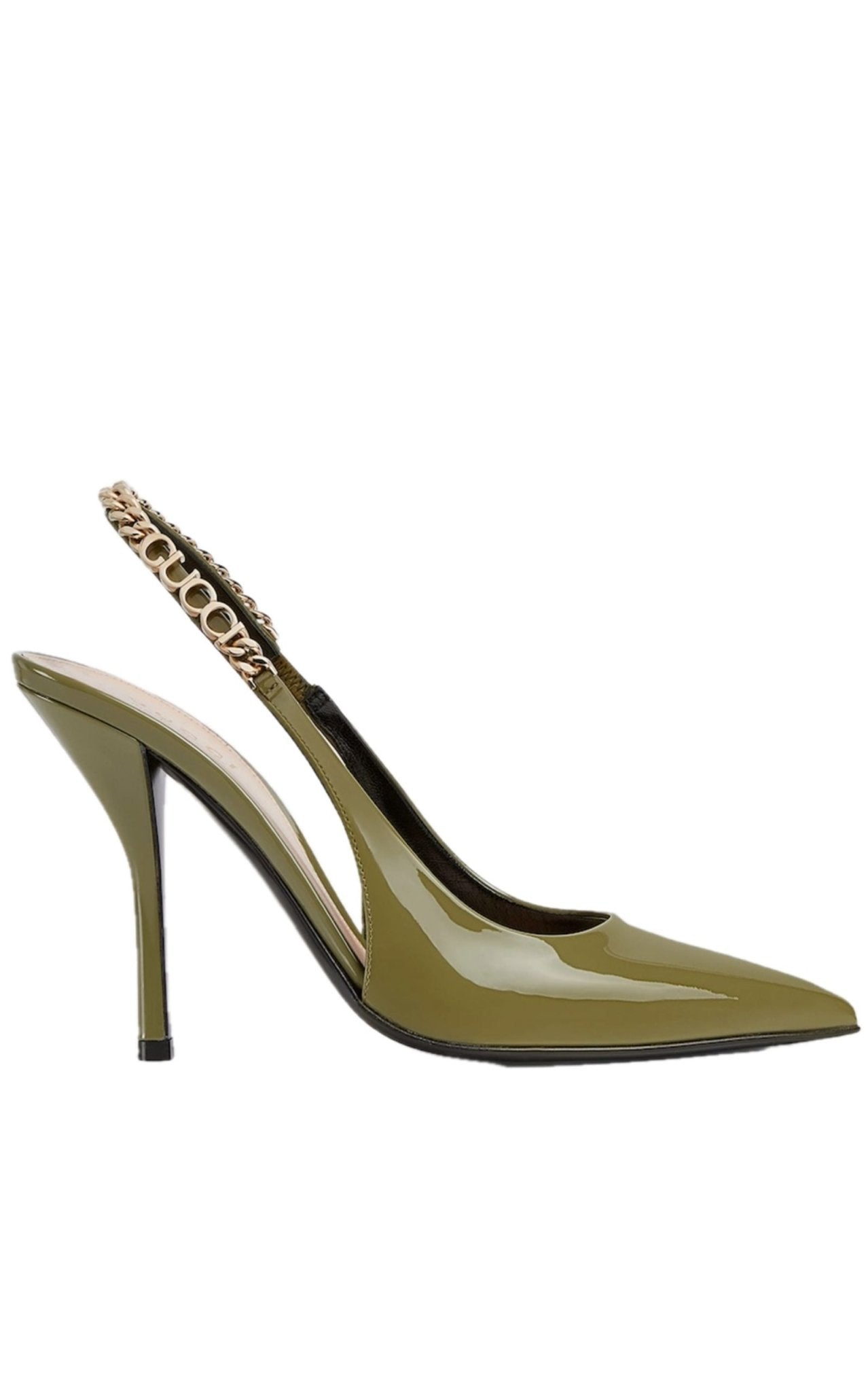 Gucci Double Strap Leather Sandals