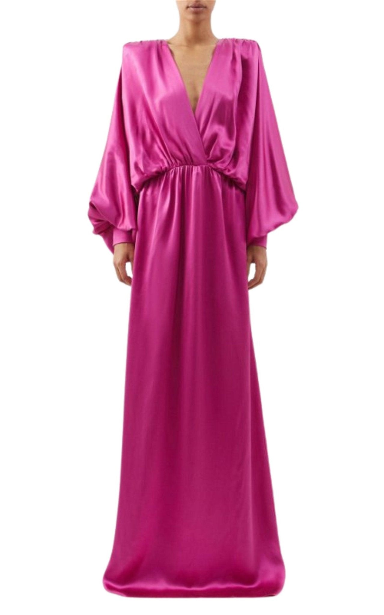 Gucci Draped Silk - blend Satin Gown Dress - Runway Catalog