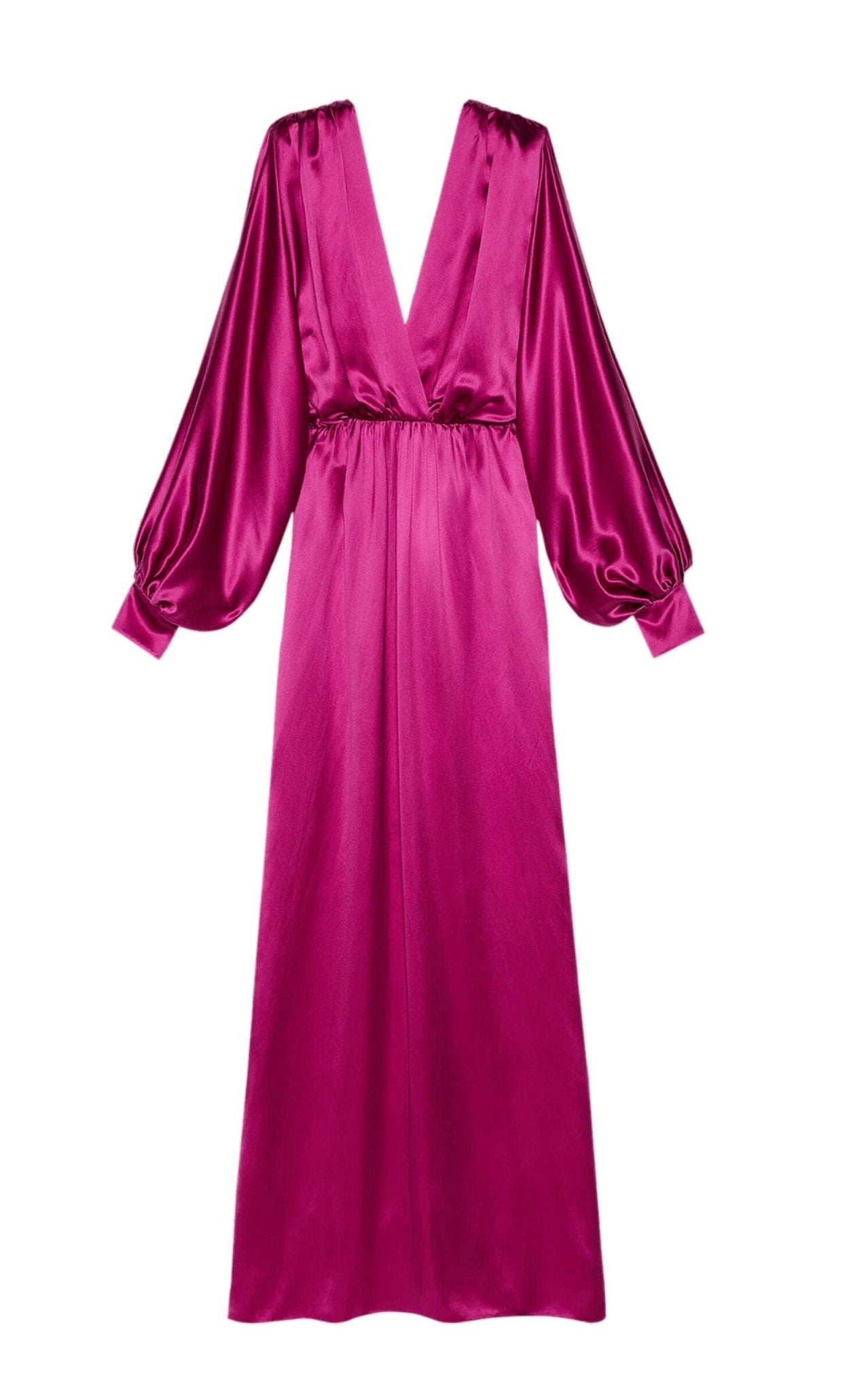 Gucci Draped Silk-blend Satin Gown Dress - Runway Catalog
