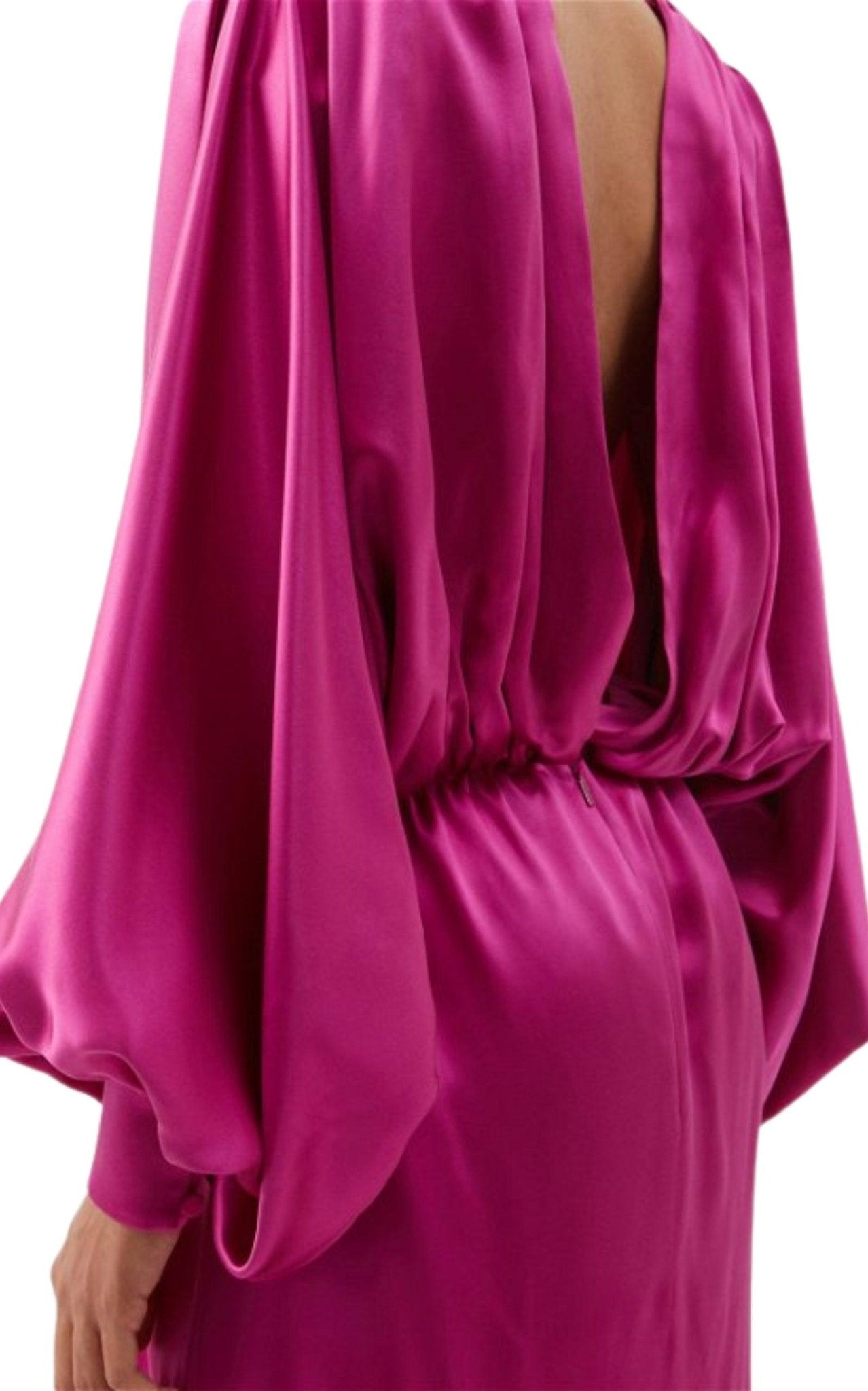 Gucci Draped Silk - blend Satin Gown Dress - Runway Catalog