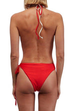 Gucci Embellished Colorblocked White & Red Swimsuit - Runway Catalog