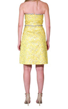 Gucci Embellished Metallic Brocade Lurex Bustier Dress - Runway Catalog