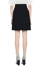 Gucci Embroidered Black Denim Mini Skirt - Runway Catalog