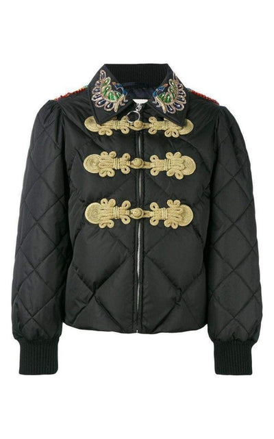 Gucci Embroidered Quilted Bomber Jacket - Runway Catalog