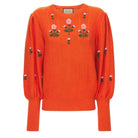 Gucci Floral Embroidered Wool Blend Sweater - Runway Catalog