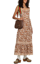 Gucci Floral - print Lace - trimmed Twill Dress - Runway Catalog