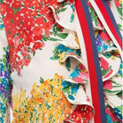 Gucci Floral Print Ruffle Trim Shirt Dress - Runway Catalog