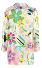 Chemise oversize en soie à imprimé floral Gucci