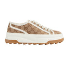 Gucci GG Canvas Plateau-Sneaker in Beige – Runway-Katalog