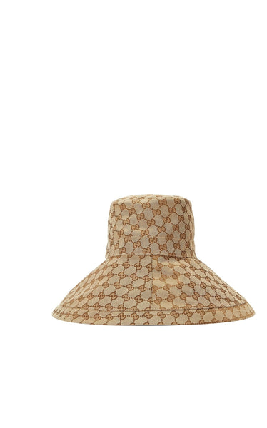 GUCCI ハットGUCCI PAPIER WIDE BRIM HAT gucci-gg-canvas-wide-brim-hat-