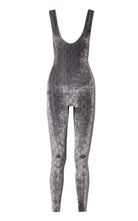 Gucci GG Crystal-Embroidered Velvet Jumpsuit in Grey - Runway Catalog