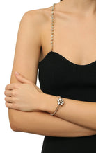 Gucci GG Crystal Flower Bracelet - Runway Catalog