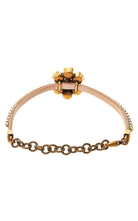 Gucci GG Crystal Flower Bracelet - Runway Catalog