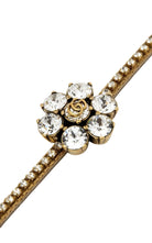 Gucci GG Crystal Flower Bracelet - Runway Catalog