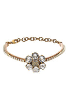Gucci GG Crystal Flower Bracelet - Runway Catalog