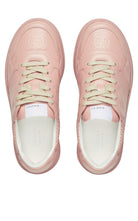 Gucci GG Embossed - logo Leather Sneakers - Runway Catalog