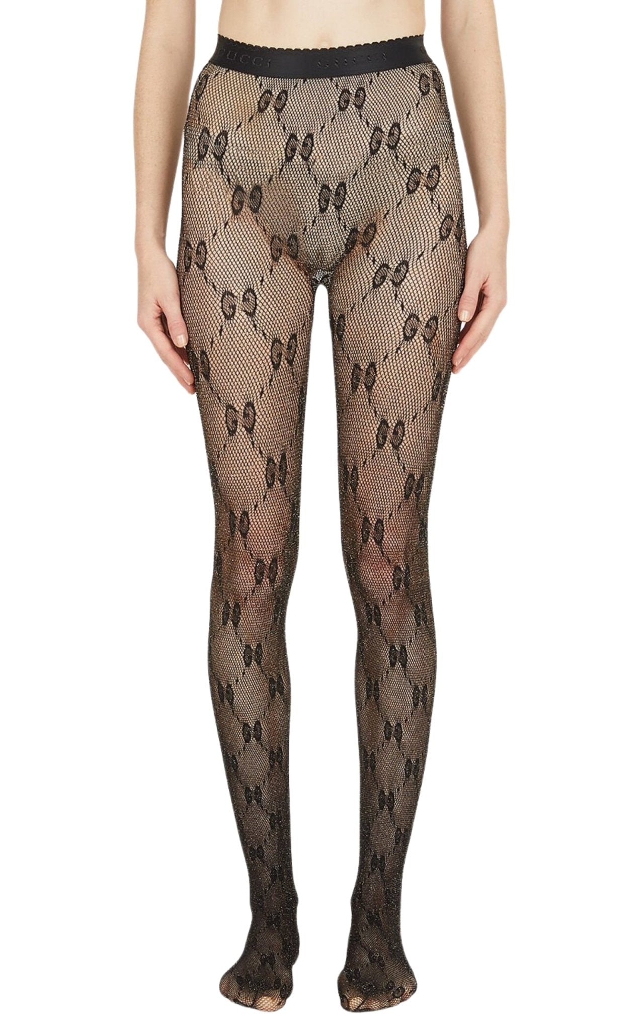 Gucci tights 網タイツ　グッチ　正規品 Black Interlocking G Tights | GUCCI® | GUCCI® US