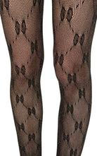 Gucci GG Lurex Detailed Knitted Tights Pantyhose - Runway Catalog