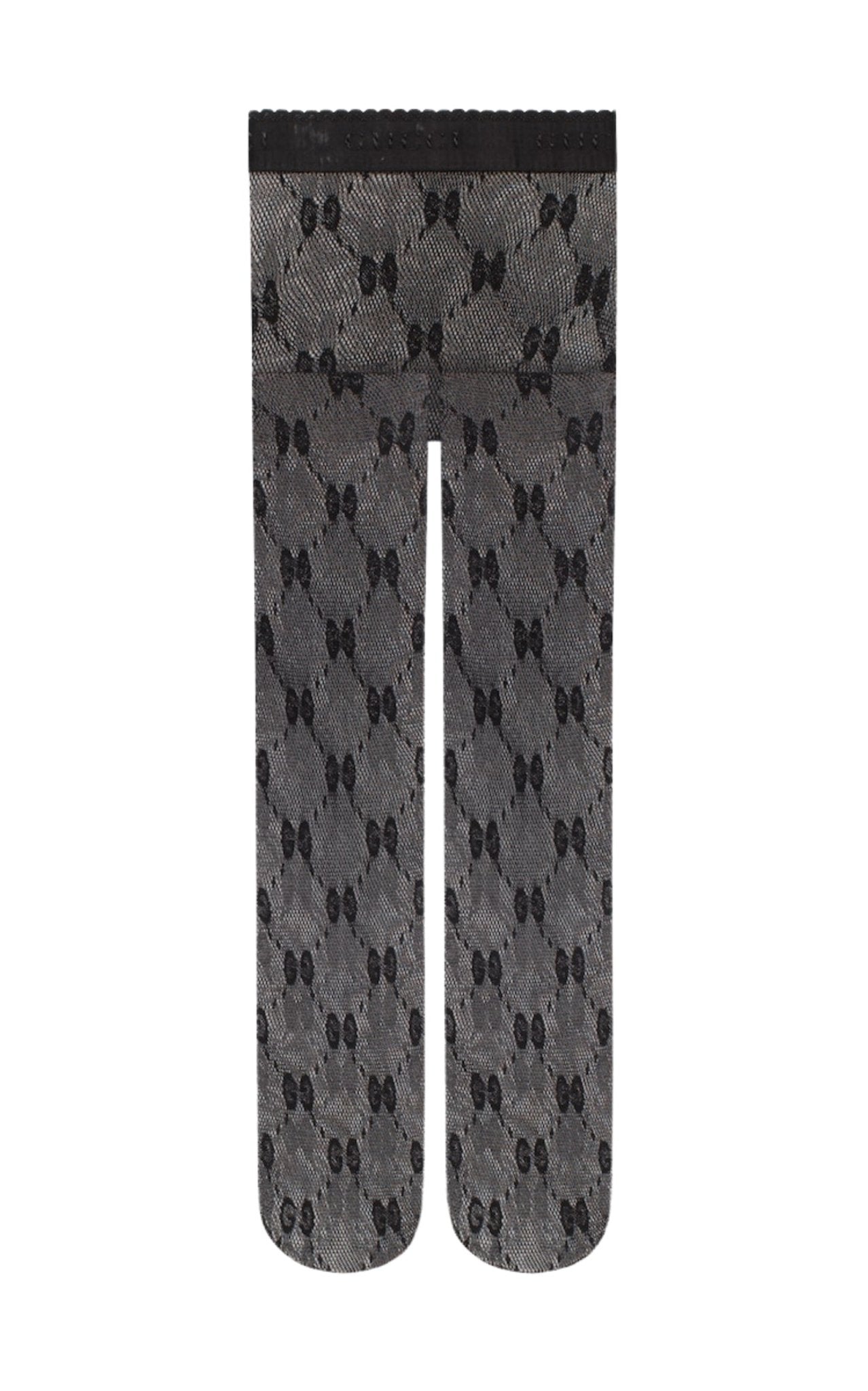 Gucci tights 網タイツ　グッチ　正規品 Printed stretch nylon tights in black | GUCCI® US
