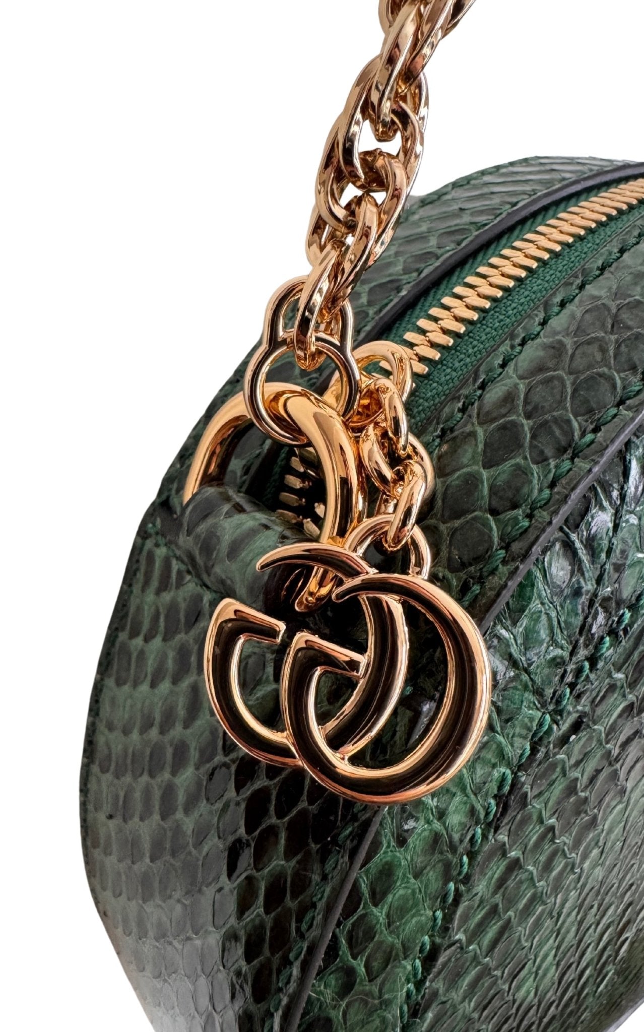 Gucci Marmont Green Exotic Leather Bag – Runway Catalog