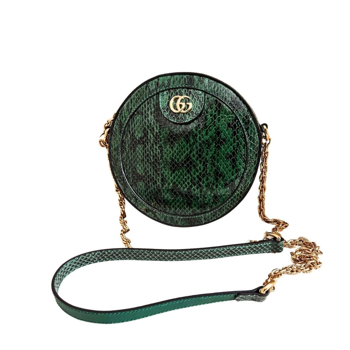 Gucci Marmont Green Exotic Leather Bag – Runway Catalog