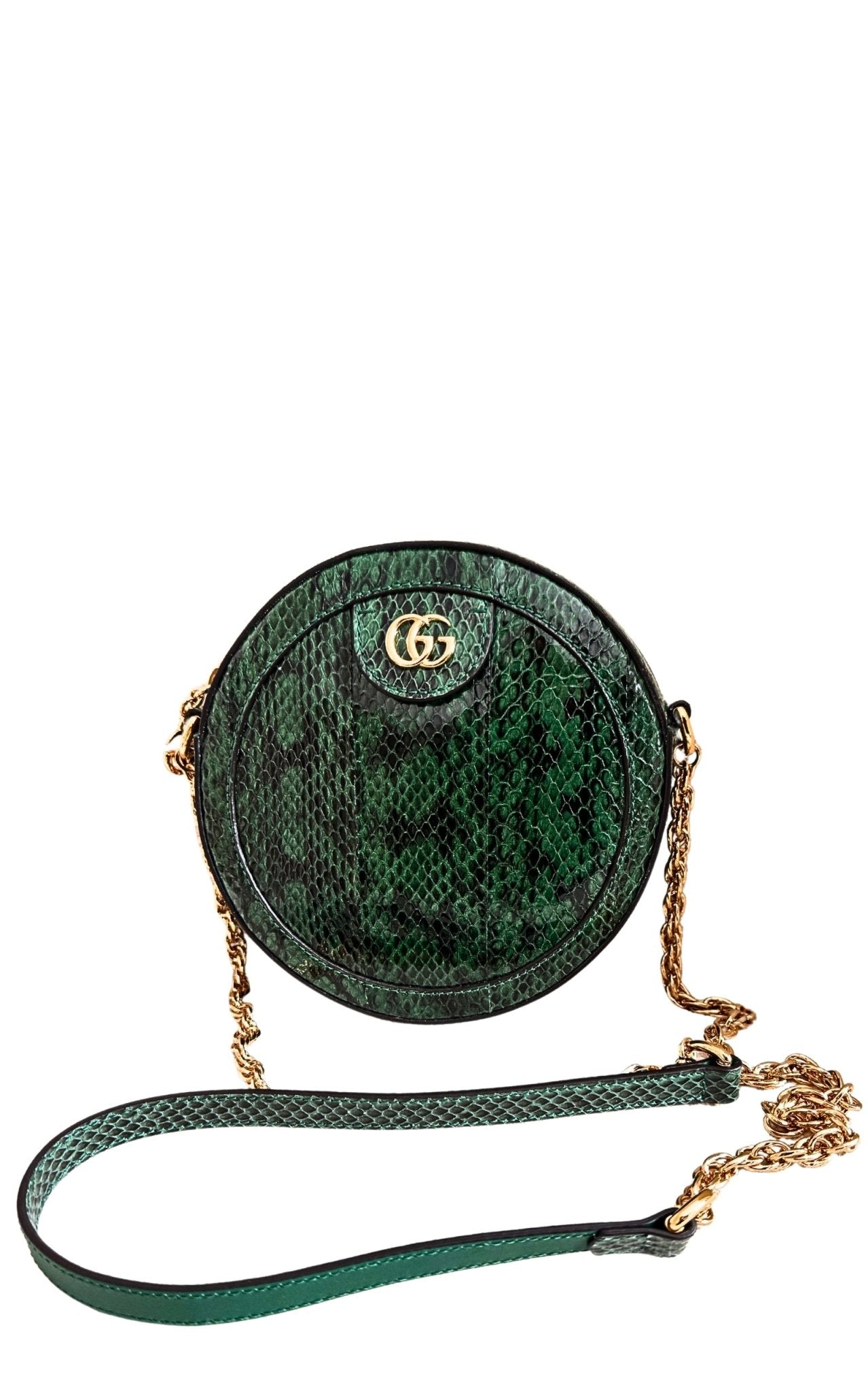 Gucci Marmont Green Exotic Leather Bag