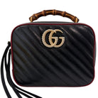 Gucci GG Marmont Matelassé Bamboo Handle Shoulder Bag - Runway Catalog