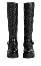 Bottes Gucci GG Matelassé à semelle crantée - Catalogue défilé