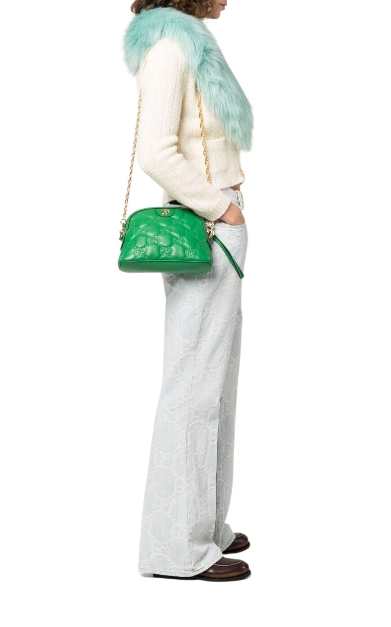 Gucci GG Matelassé Zipped Shoulder Bag - Runway Catalog