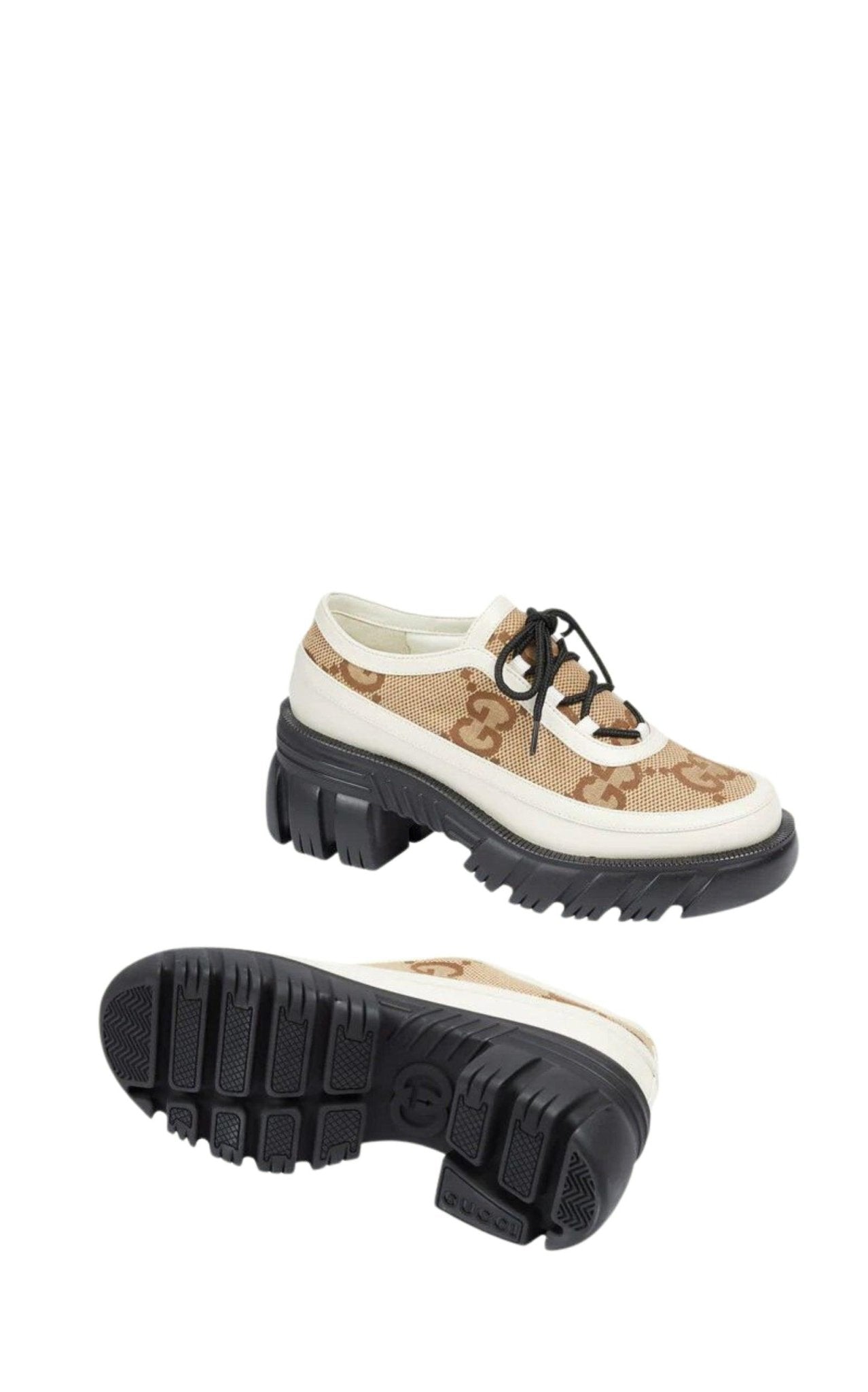 Gucci GG Panelled Lace - up Shoes - Runway Catalog