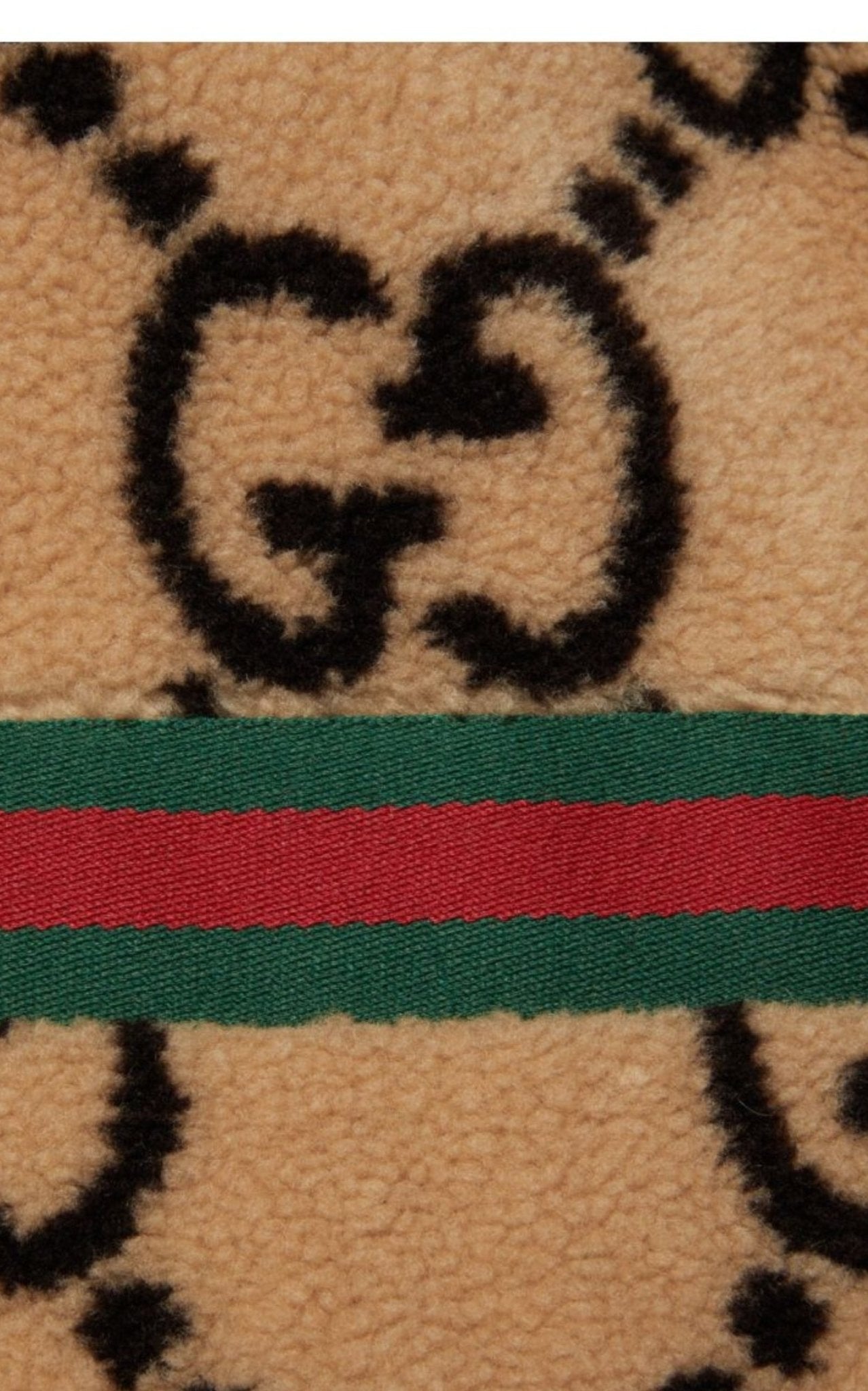 Gucci Gg-pattern Fleece Jacket - Runway Catalog