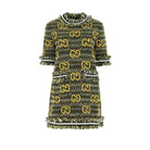 Gucci GG Tweed and Lamé Dress - Runway Catalog