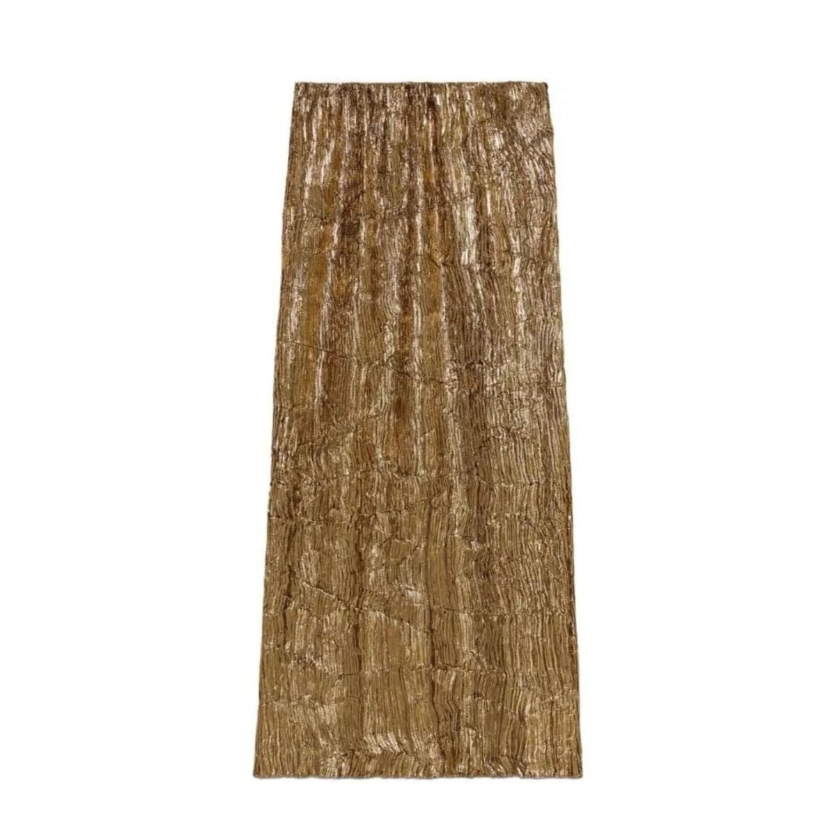 Jupe Gucci Gold Froisse Lurex - Catalogue défilé