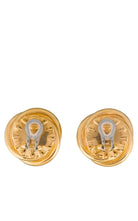 Gucci Gold - tone Double G Faux Pearl Clip - on Earrings - Runway Catalog