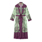 Gucci Green Paisley Print Silk Robe - Runway Catalog
