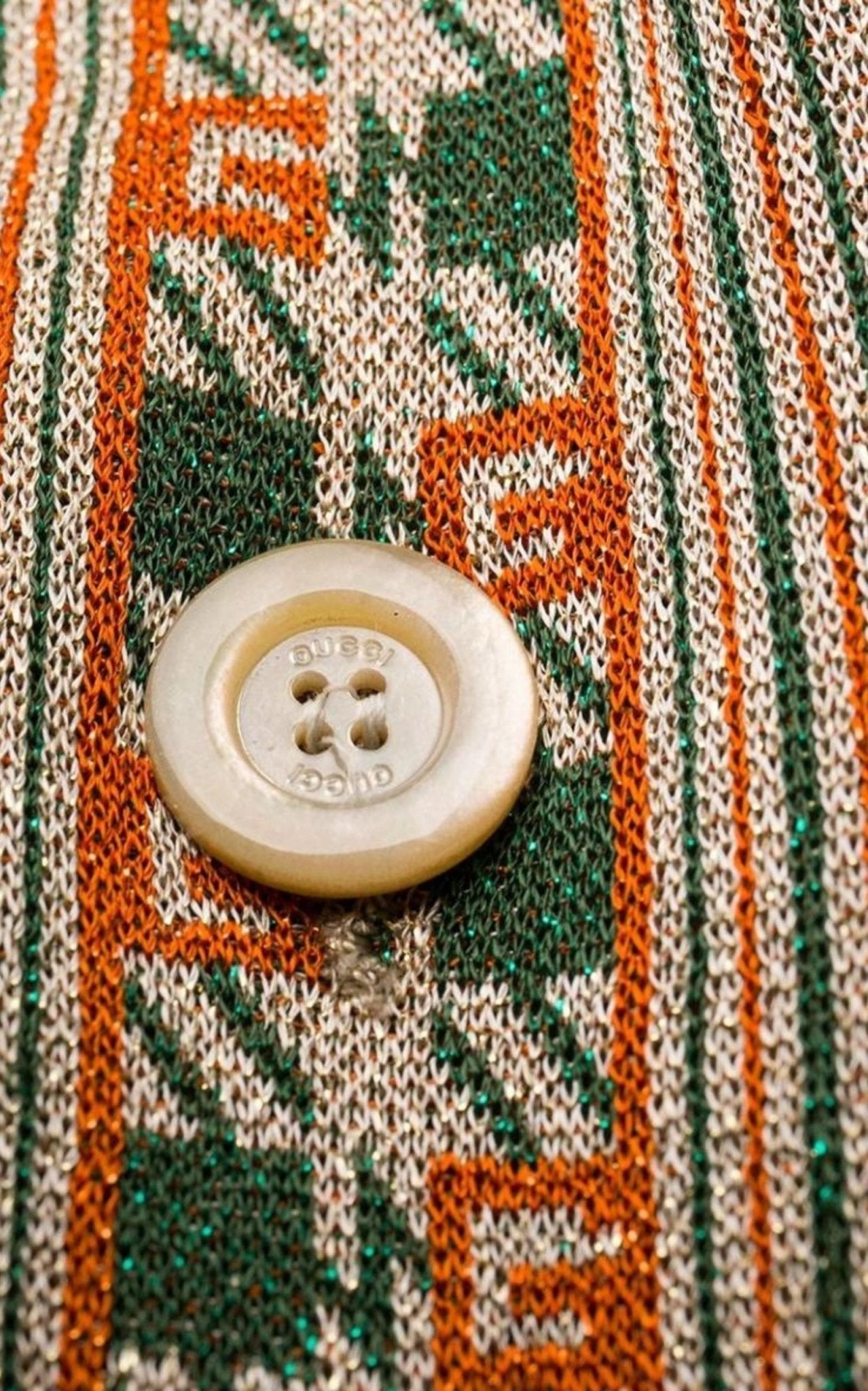 Gucci Gucci Long Square G Lamé Dress - Runway Catalog