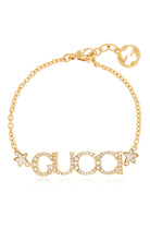 Gucci Gucci Script Crystal Bracelet - Runway Catalog