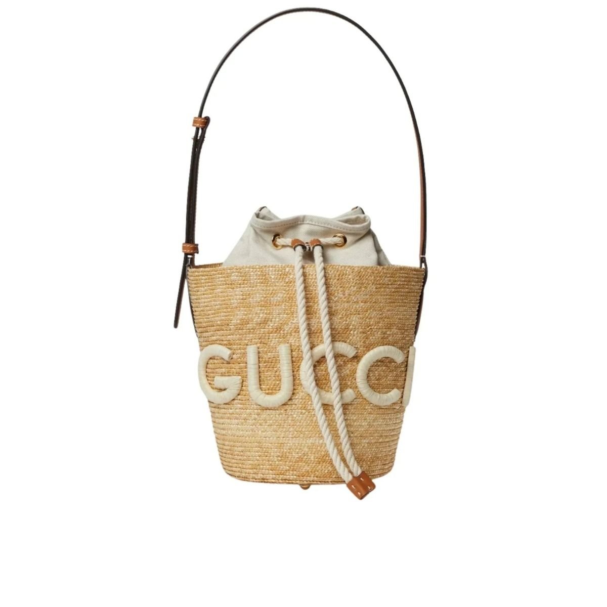 Sac à bandoulière Gucci Gucci avec patch Sac seau - Catalogue défilé