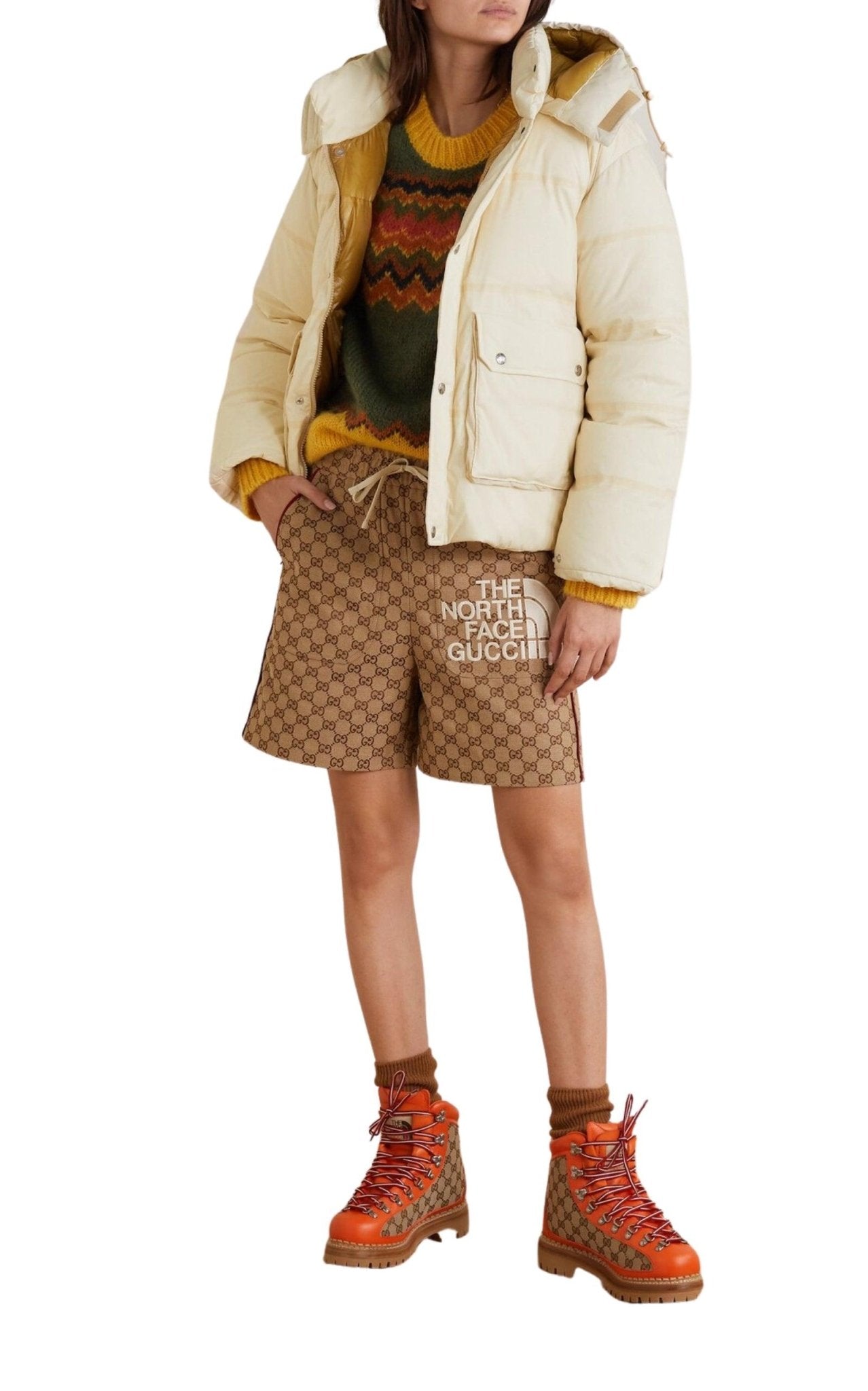 Gucci x The North Face Down Coat Cream – Runway Catalog