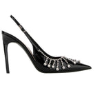 Gucci Guinevere 105mm Patent Leather Slingback Pumps - Runway Catalog