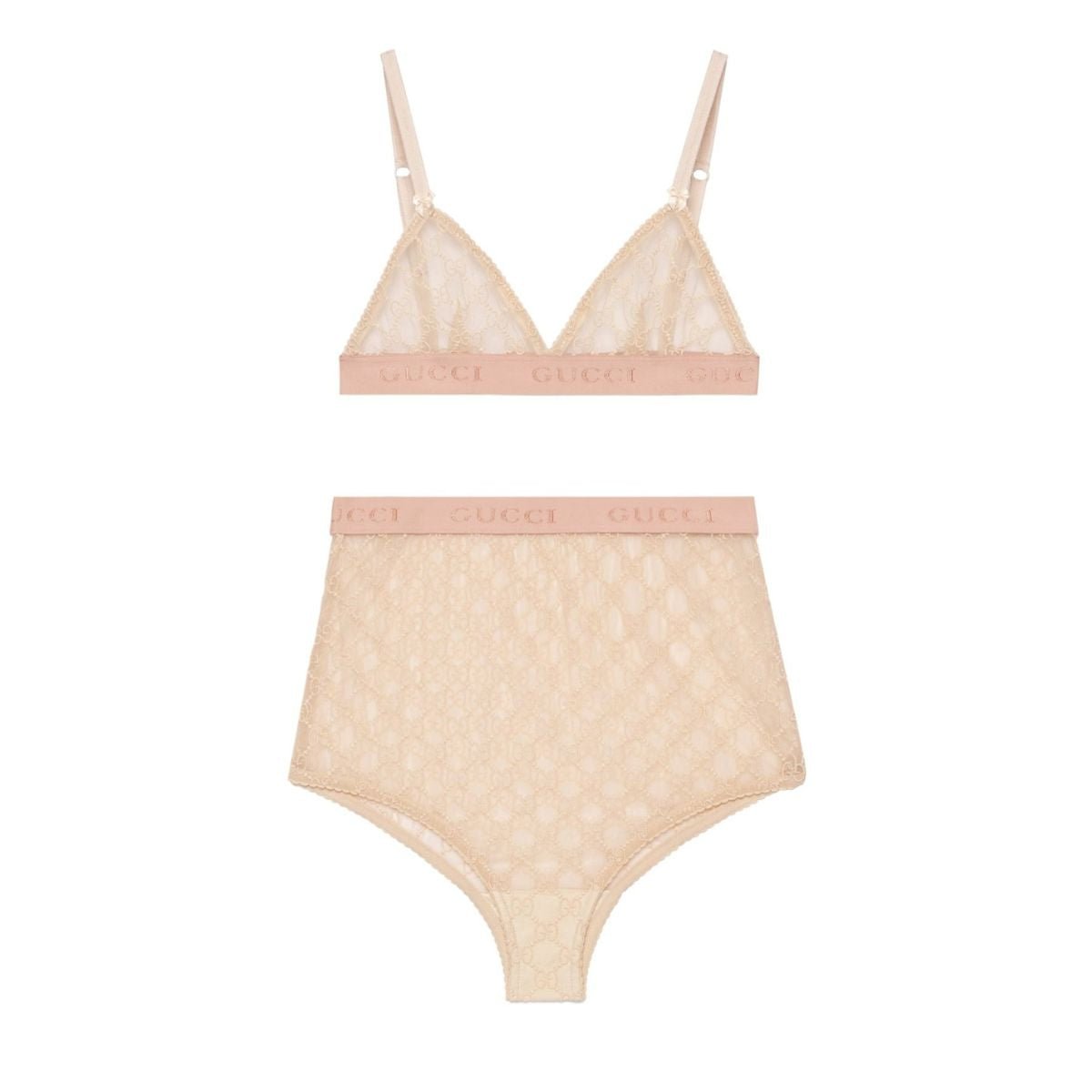 Gucci High waist GG Tulle Lingerie Set - Runway Catalog